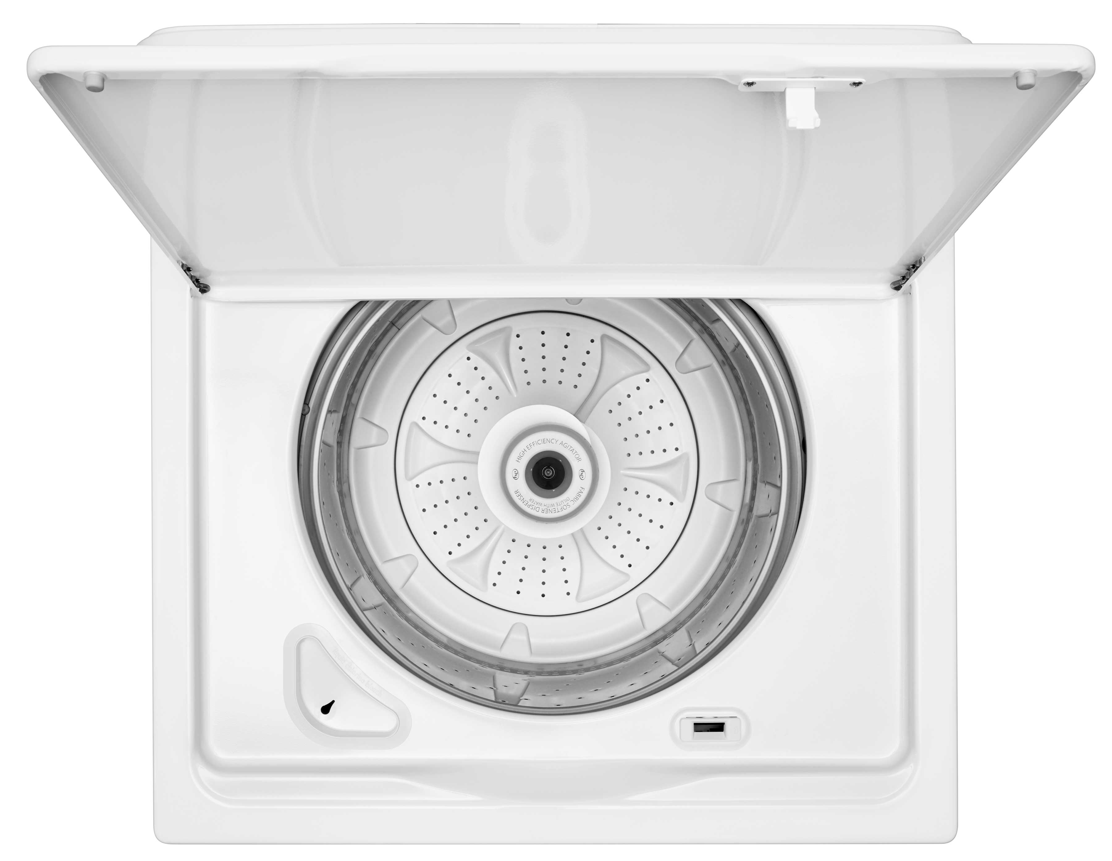 Amana 4.4 Cu.Ft. White Top Load Washing Machine NTW4519JW - Perfect for Laundry Rooms, Basements & Small Spaces