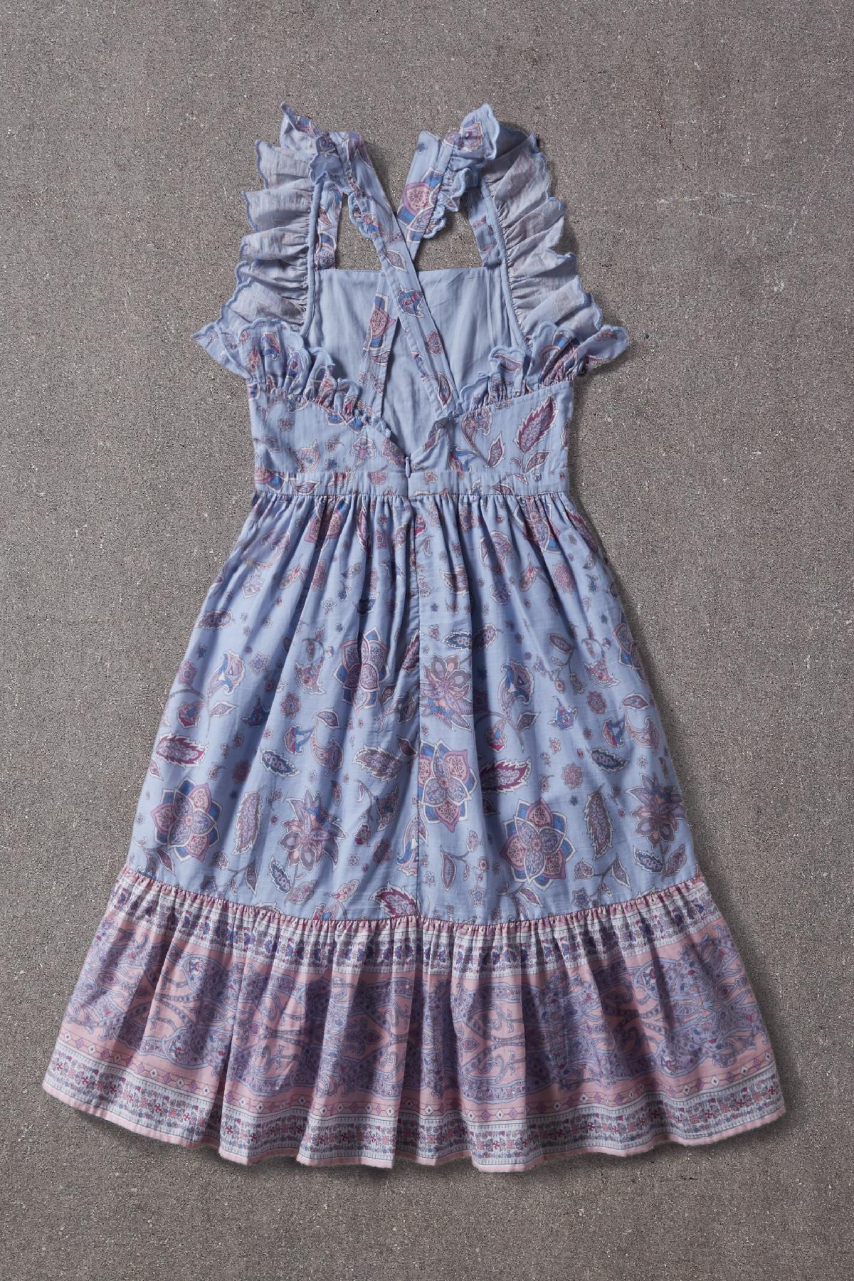 Girls Floral Paisley Dress - Nellystella Elina Size 3 | Cute Summer Outfit for Parties, School & Playdates