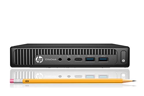Refurbished HP 800 G2 Mini PC - Intel Core i5-6500T 2.5GHz, 8GB RAM, 256GB M.2 SSD, Windows 10 Home - Compact Desktop Computer for Home Office, Business & Entertainment