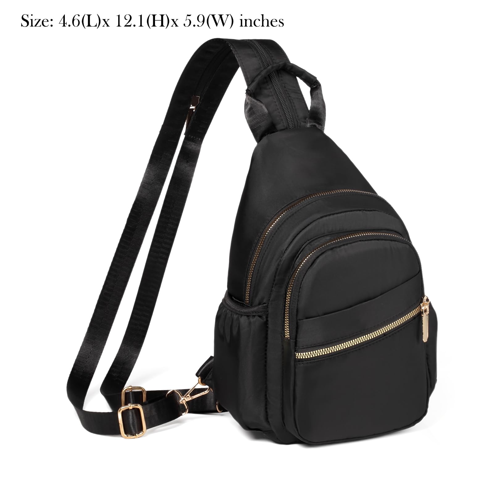Women's Small Crossbody Sling Bag - Convertible Mini Backpack for Hiking & Travel