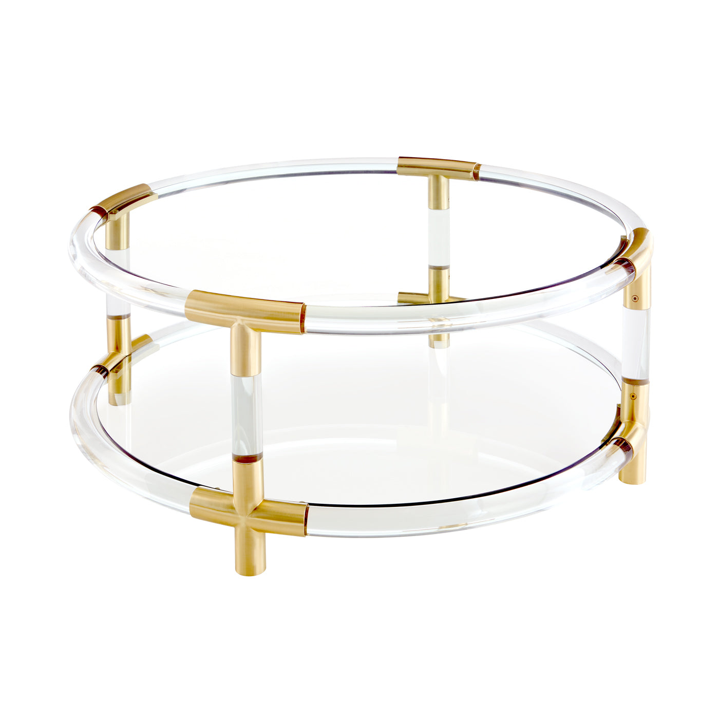 Jacques Modern Round Cocktail Table - Stylish Coffee Table for Living Room, Lounge & Home Decor - Perfect for Entertaining & Relaxing