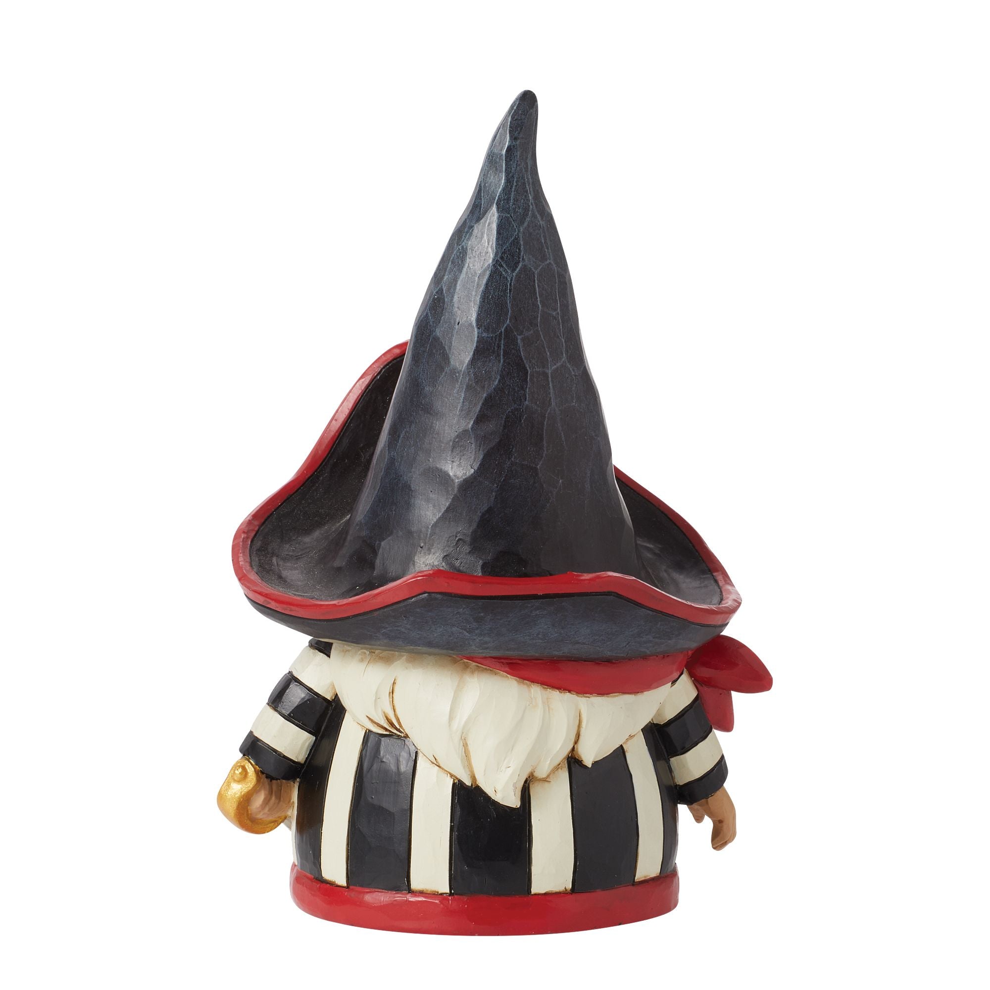 Pirate Gnome Figurine - Handcrafted Garden Decor for Outdoor & Indoor Use - Perfect for Halloween, Pirate Themed Parties & Fairy Gardens