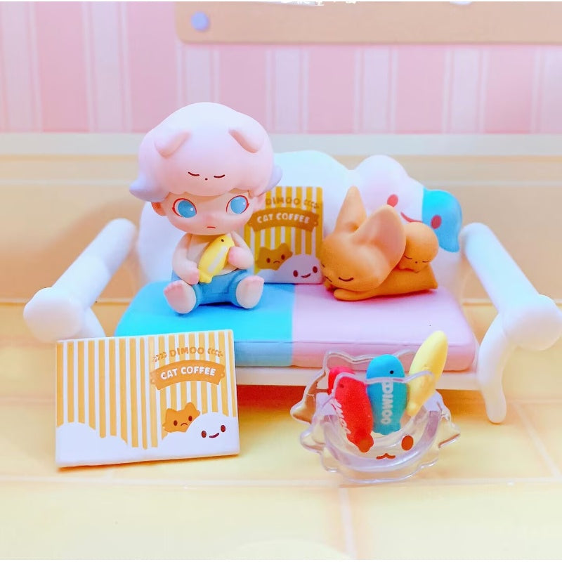 DIMOO Cat Paradise Series Sweetie Blind Box Figure - Cute Collectible Vinyl Toy for Anime Fans & Cat Lovers | Perfect for Home Decor, Office Display & Gift Giving