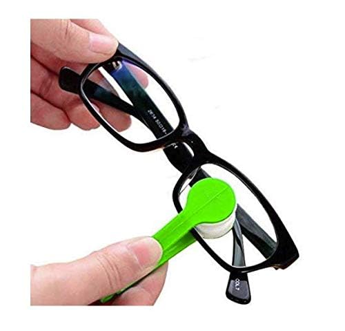 5-Pack Mini Sunglass Cleaner Kit - Soft Microfiber Cloth & Brush for Glasses, Eyeglasses, Spectacles - Perfect for Travel, Office, and Daily Lens Cleaning