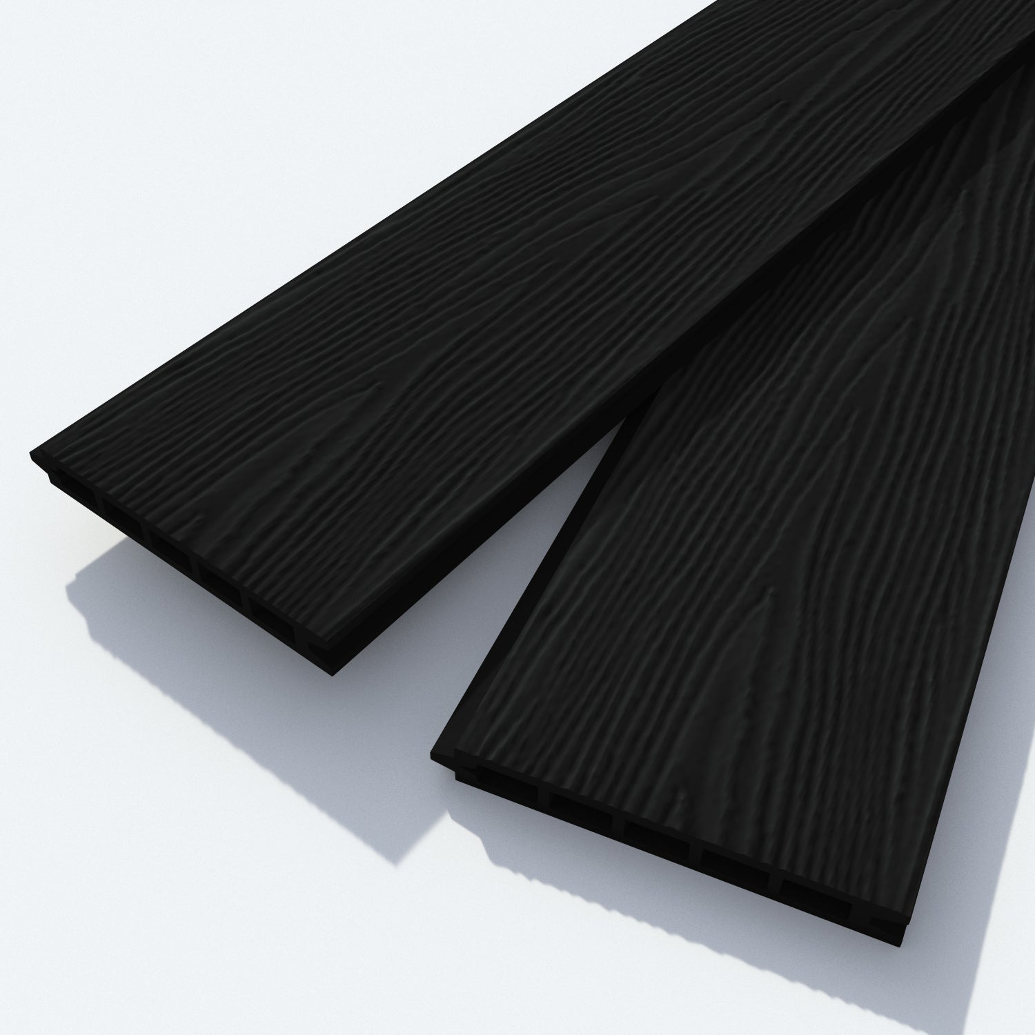 Classic Black Cubed Fence Panel with Composite Posts - Durable Privacy Fencing for Backyard, Garden, and Pool Areas