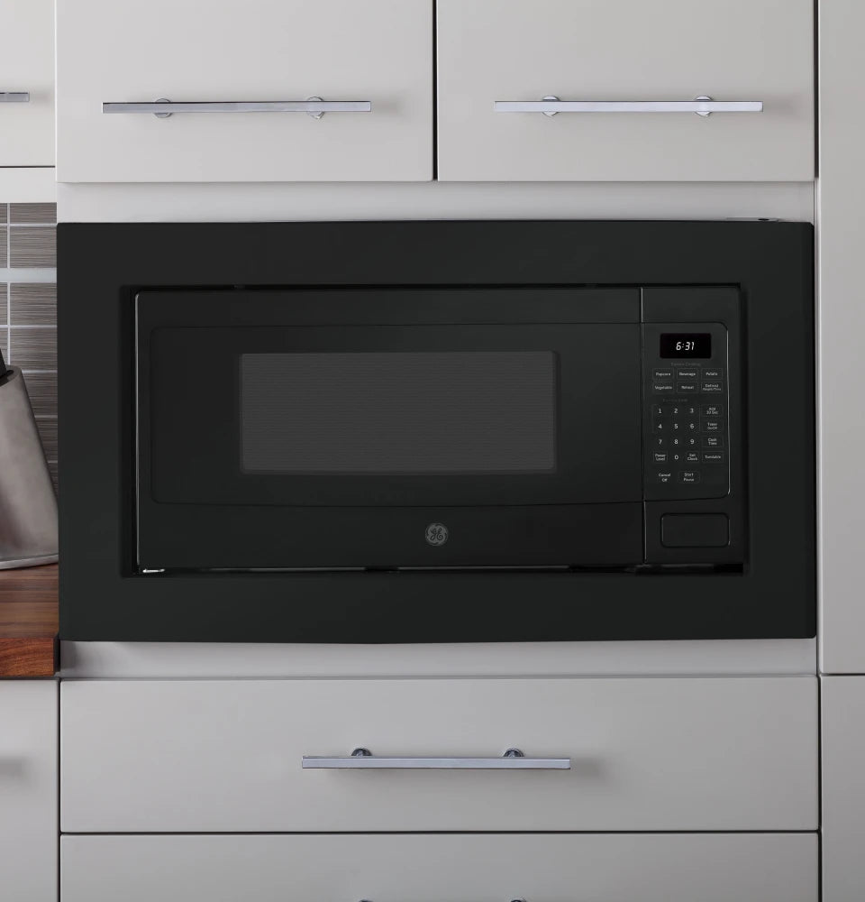 GE Profile 24-Inch Countertop Microwave Oven in Black (PEM31DFBB) - Perfect for Small Kitchens, Dorms & Office Spaces
