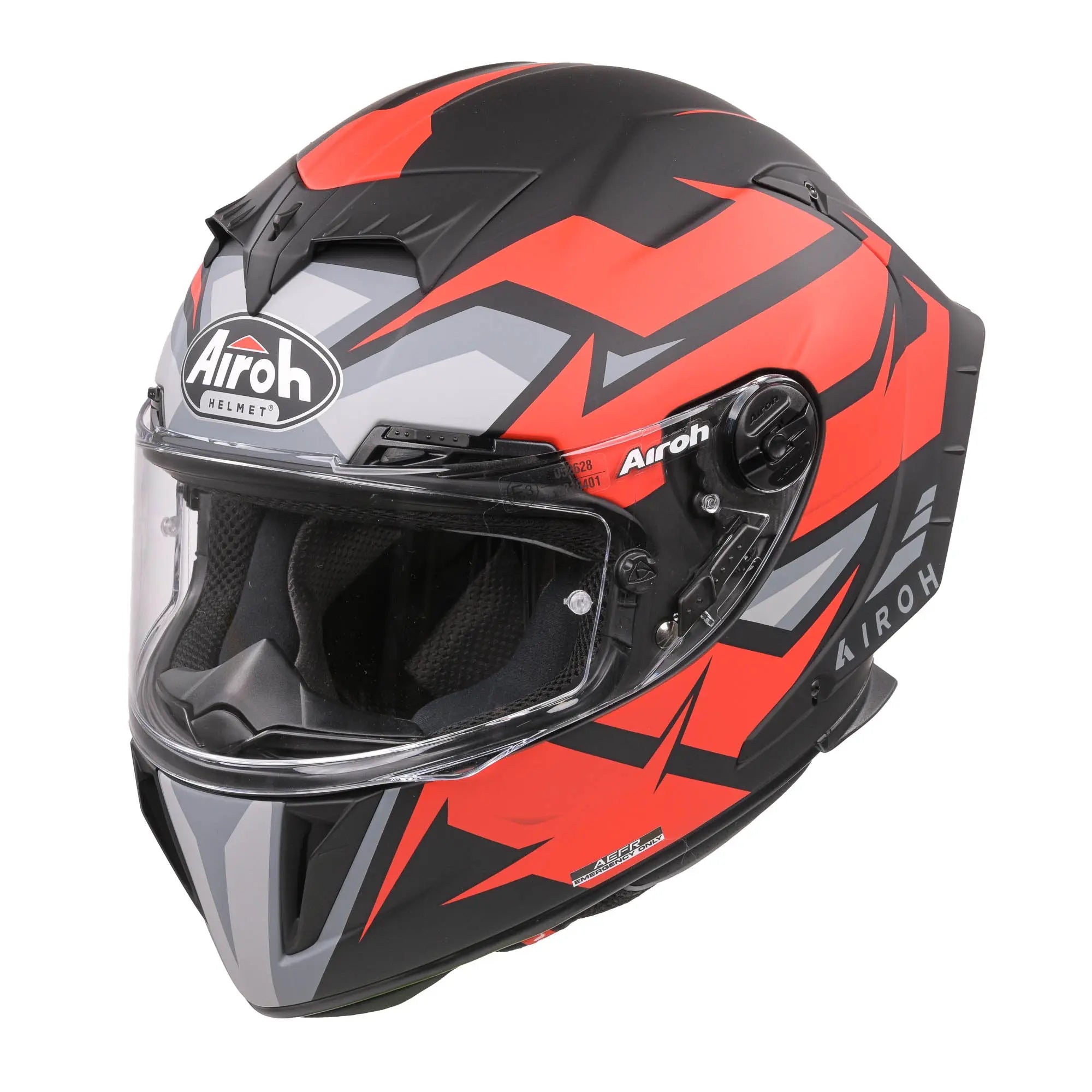 Airoh GP 550 S Wander Matt Red Motorcycle Helmet - DOT & ECE Certified for Street & Adventure Riding - Lightweight & Ventilated for Comfort on Long Tours