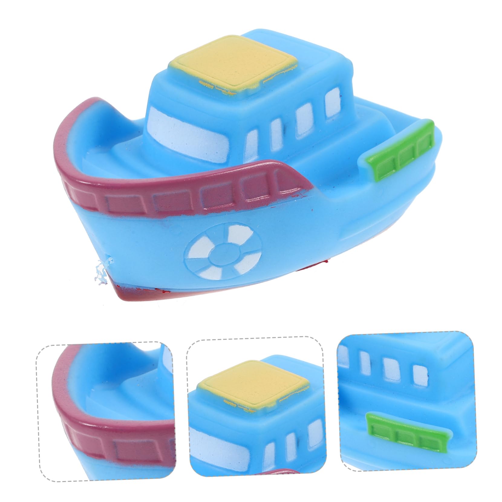 VICASKY 5-Piece Early Education Bath Toys Set - Safe Vinyl Bathtub Toys for Toddlers & Kids - Fun Learning Toys for Baby Bath Time, Sensory Play & Water Activities