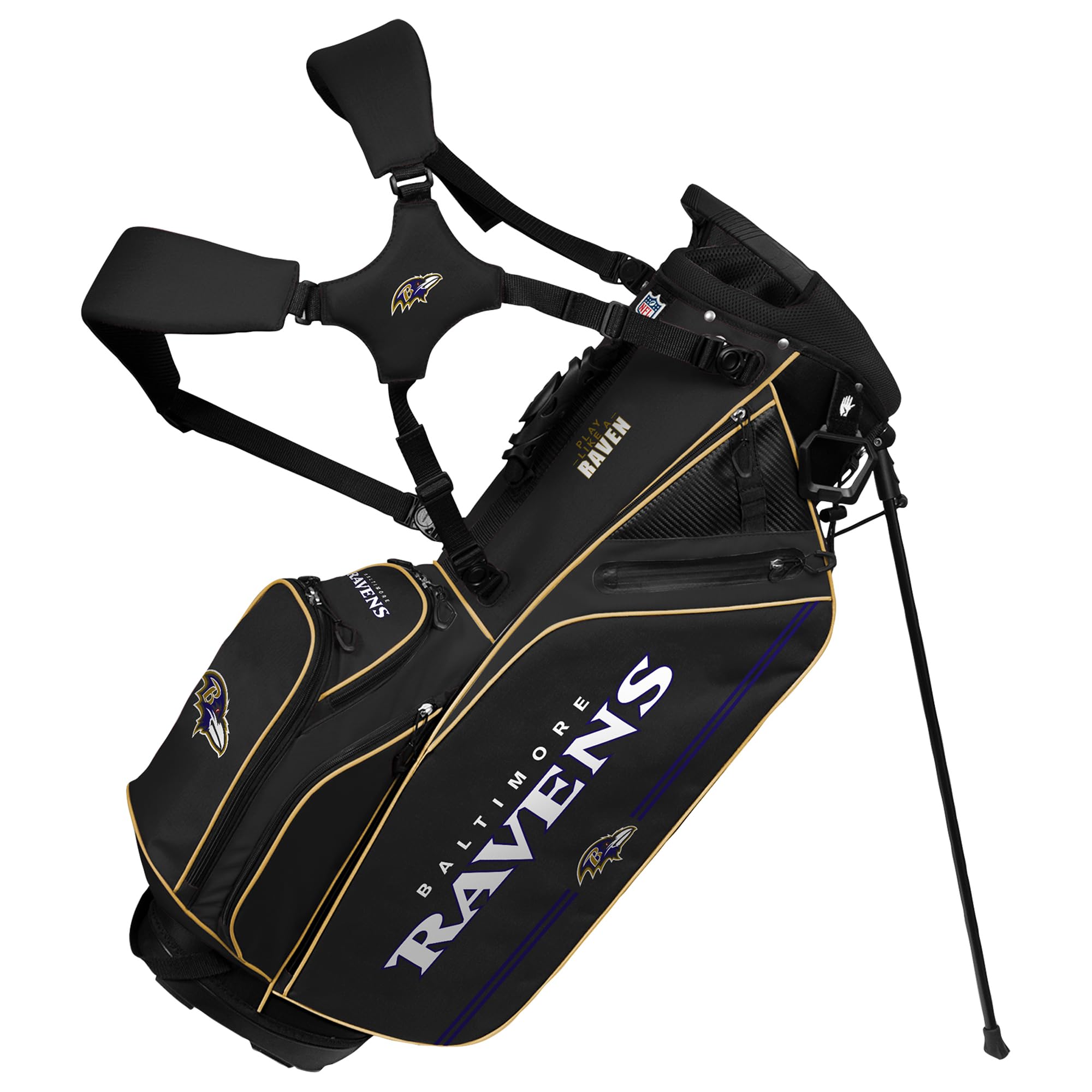 Team Effort Caddie Carry Hybrid Golf Bag - Lightweight & Durable Stand Bag for Golfers - Perfect for Course, Driving Range & Travel