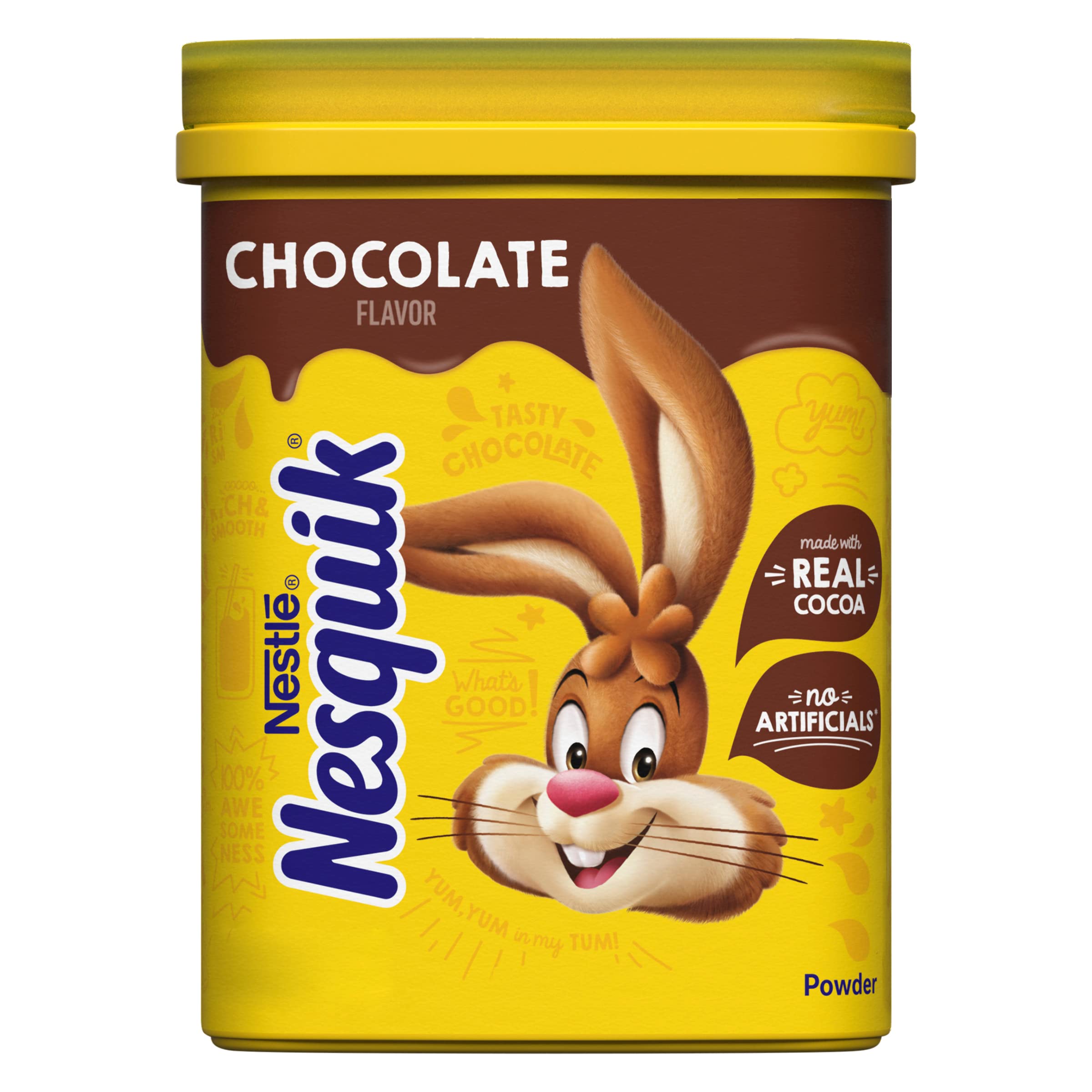 NESQUIK Chocolate Milk Powder - 12 Pack (10oz Each) - Rich & Creamy Flavor for Kids & Adults - Perfect for Smoothies, Baking & Hot/Cold Drinks