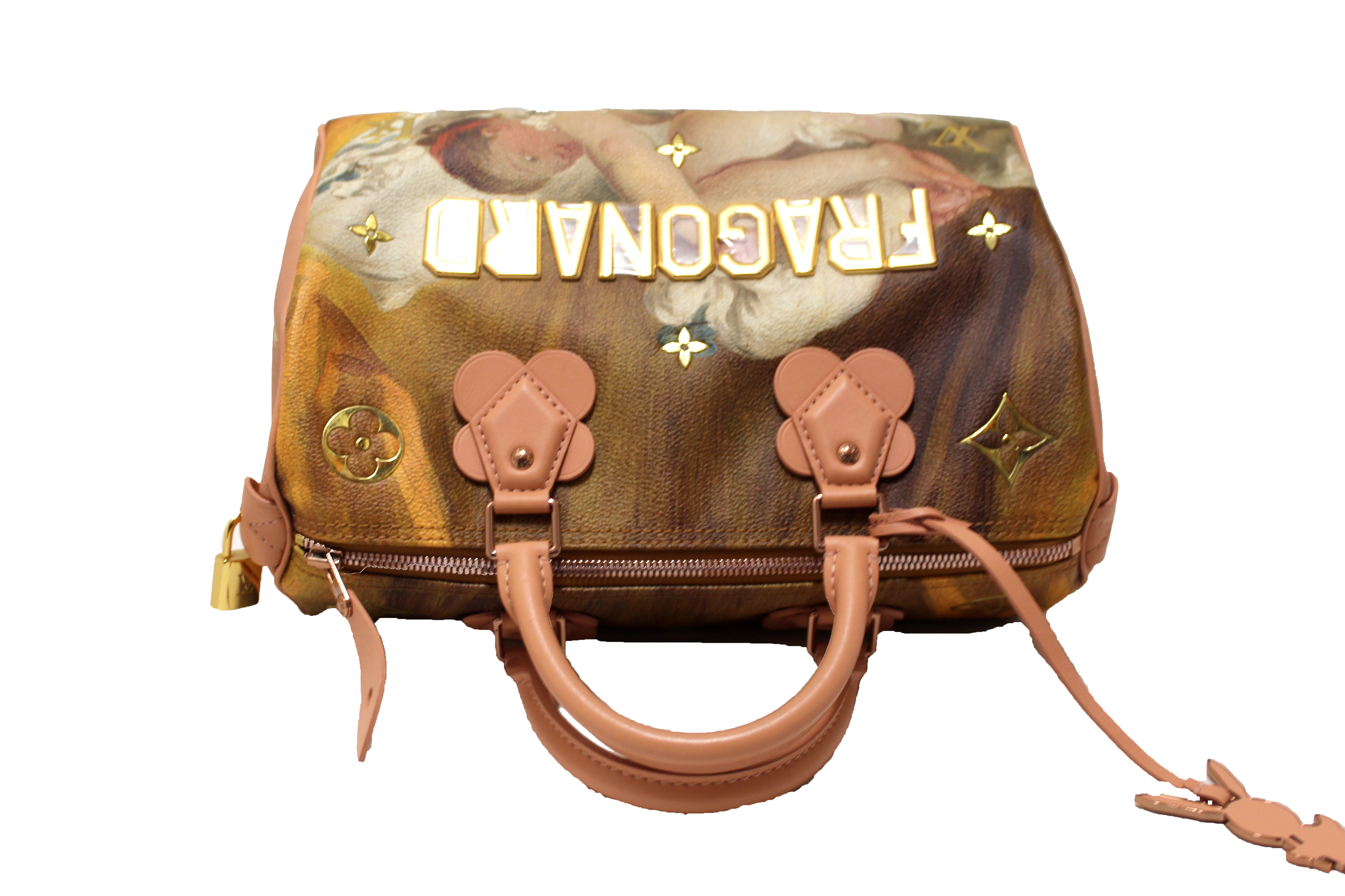 Authentic Louis Vuitton Limited Edition Masters Speedy 30 Jeff Koons Fragonard Handbag - Luxury Designer Shoulder Bag for Women, Perfect for Travel, Work & Special Occasions