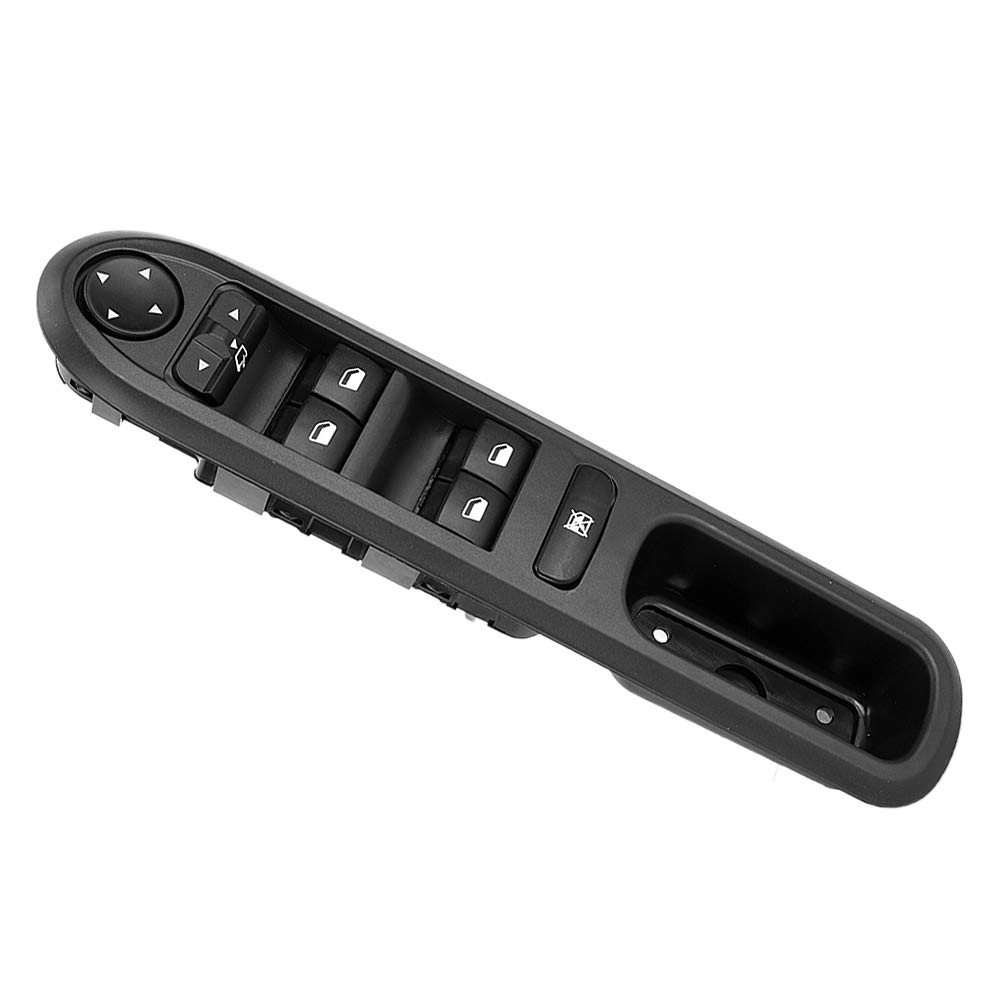 Driver Side Window Master Control Switch for Peugeot 407 - Left Side Power Window Switch Replacement - Perfect for Car Window Repair & Upgrade | Compatible with 2004-2011 Models