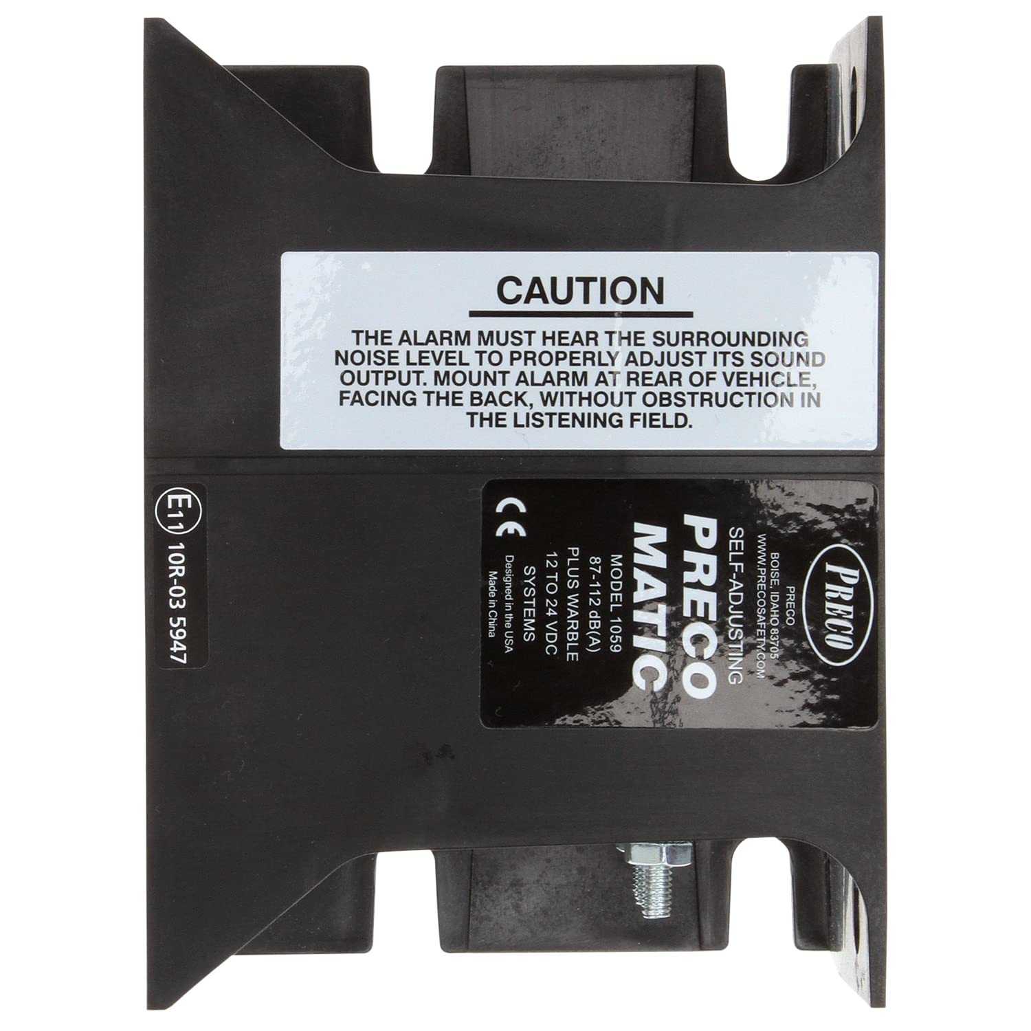 Truck-Lite 92927 Heavy Duty Backup Alarm - Loud 120dB Reverse Warning Alarm for Trucks, Trailers & Commercial Vehicles | Ideal for Parking Lots, Construction Sites & Warehouse Safety