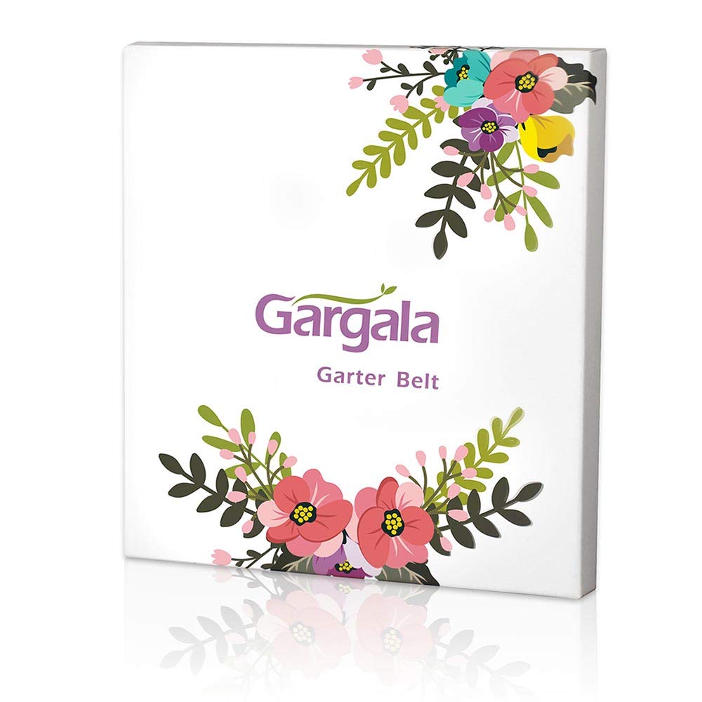GARGALA Women's Sexy Garter Belt with 4/6 Metal Clips - Adjustable Thigh High Stocking Suspender for Lingerie & Bridal Wear - Perfect for Valentine's Day, Boudoir Photography and Special Occasions