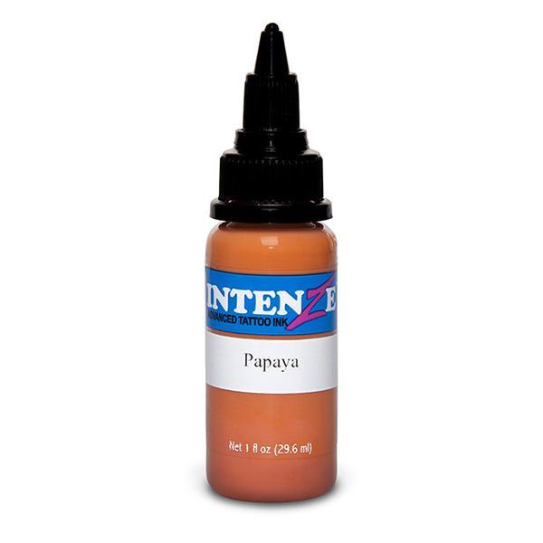 Intenze Papaya Tattoo Ink - Professional Vegan Tattoo Ink for Artists - Safe & Vibrant Colors for Tattooing, Permanent Makeup & Body Art