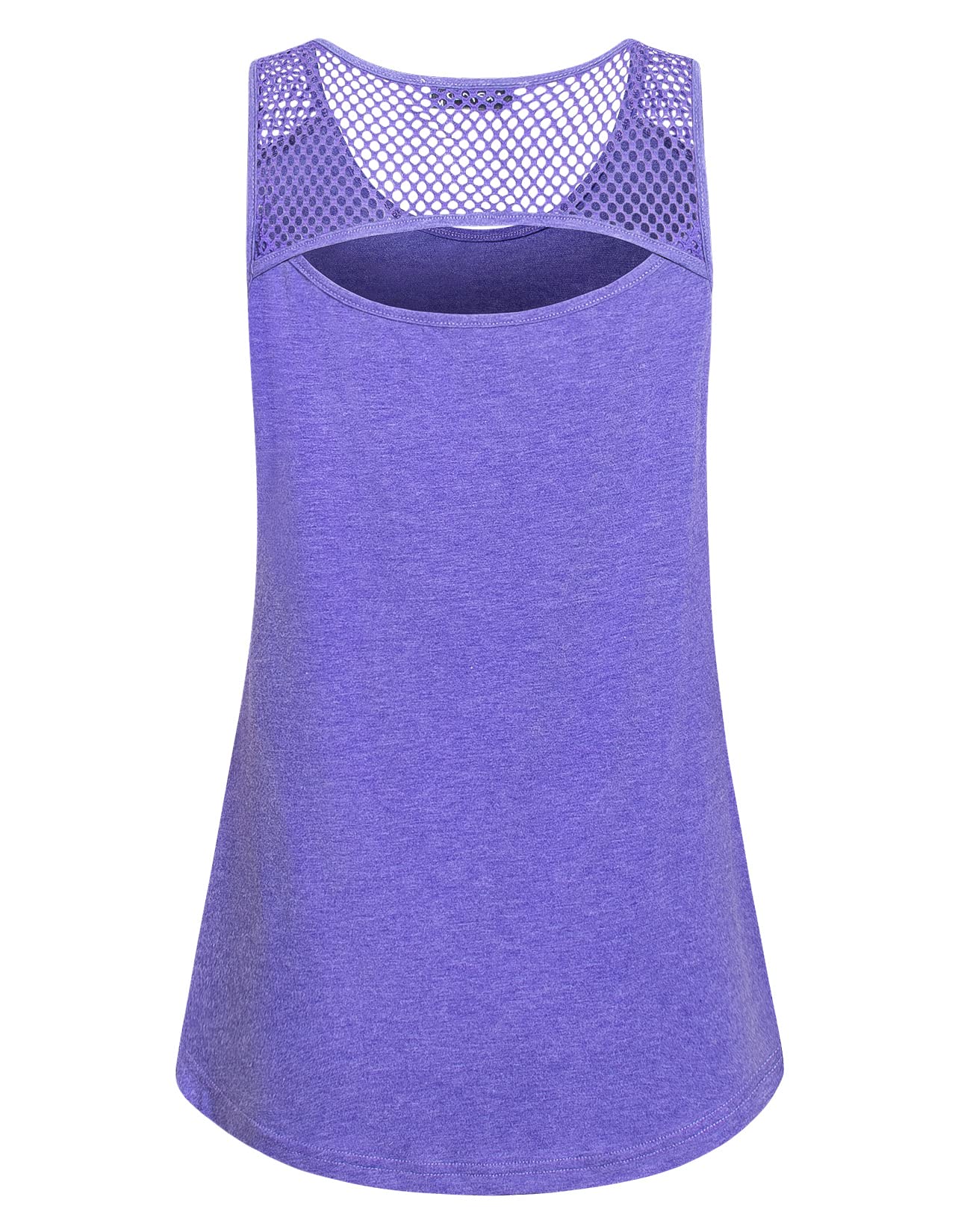 Women's Yoga Tops - Breathable Activewear Workout Tank Tops with Open Back Design for Gym, Running & Fitness | Perfect for Yoga, Pilates & Summer Sports