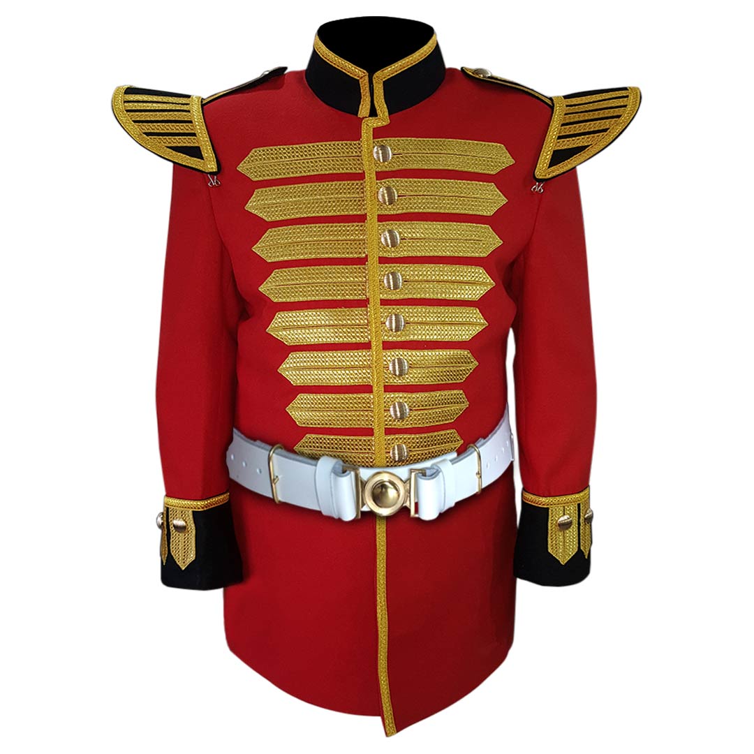 Custom Made British Grenadier Tunic - Premium Wool Blazer for Men | Formal Military Uniform & Historical Reenactment Costume