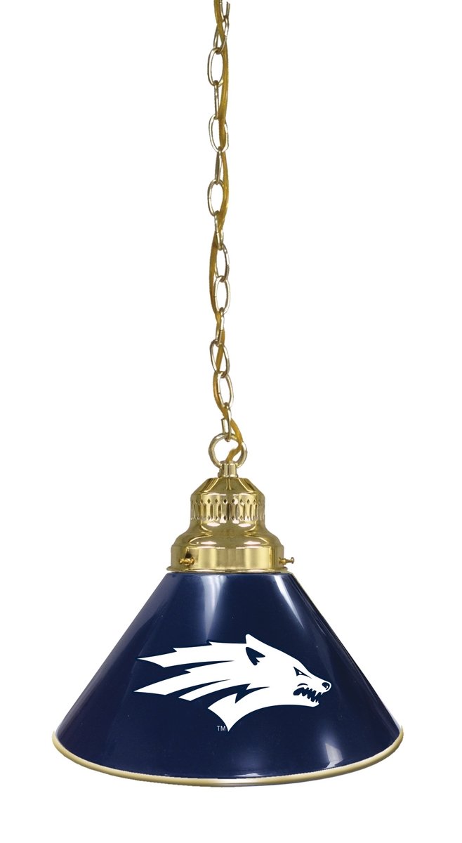 Holland Bar Stool Co. Nevada Wolf Pack Pendant Light - University of Nevada Reno Themed Bar Lighting for Game Room, Sports Bar & College Dorm Decor
