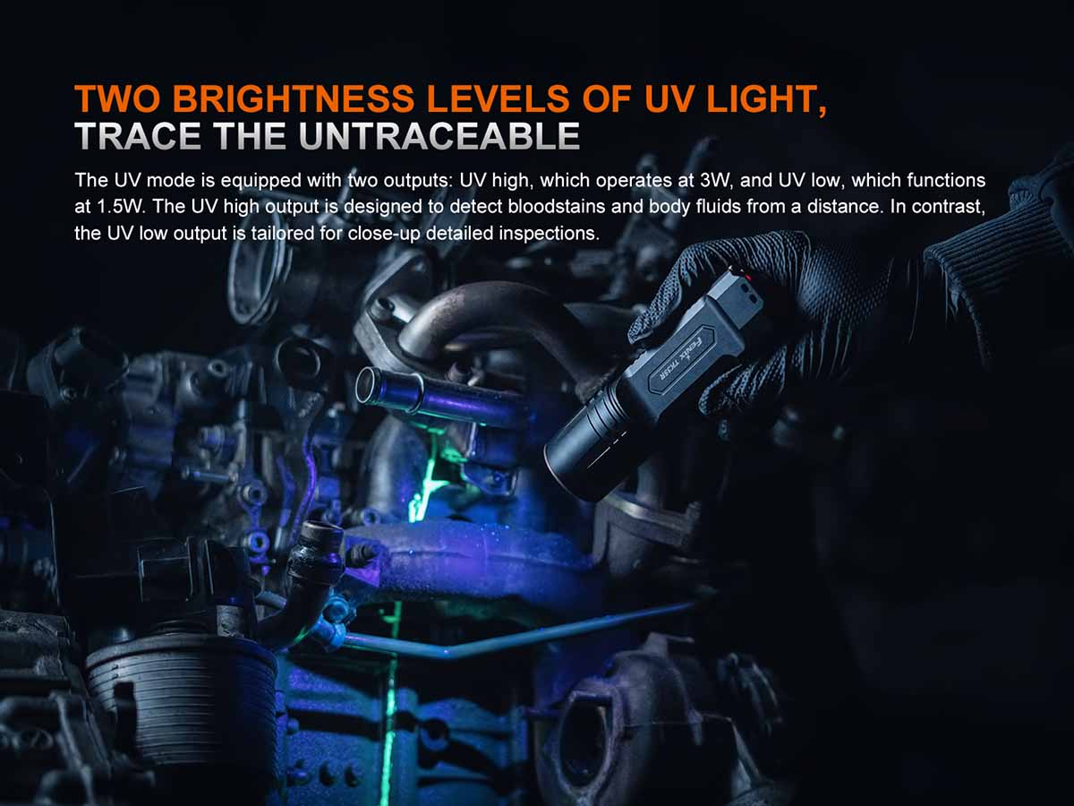 Fenix TK35R Rechargeable Flashlight 2000 Lumens, USB-C LED Tactical Flashlight for Camping, Hiking, Emergency & Outdoor Adventures