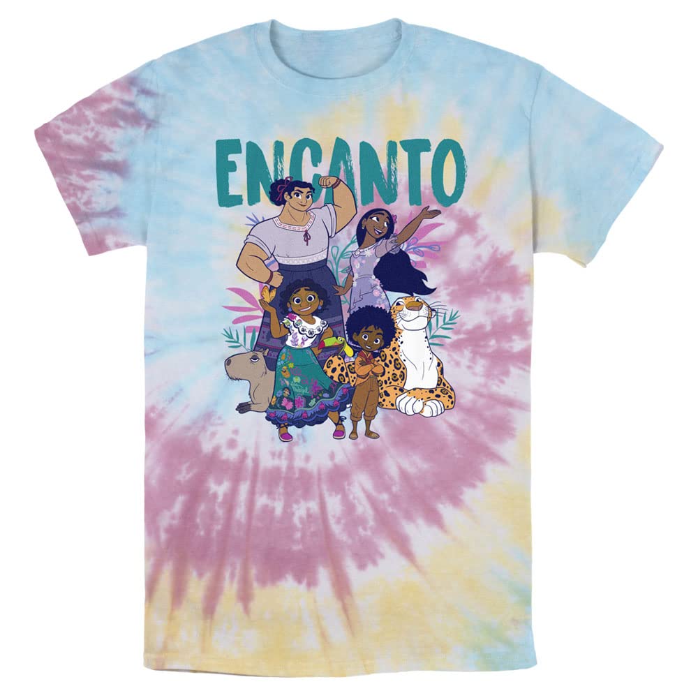 Disney Encanto Together Men's Short Sleeve T-Shirt | Casual Graphic Tee for Boys & Teens | Perfect for School, Parties & Family Outings