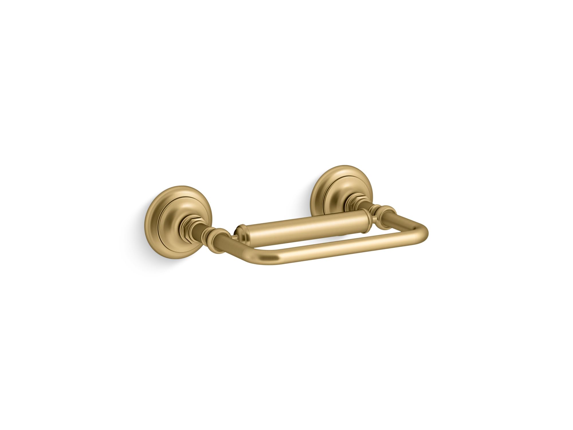 KOHLER Artifacts Single Bar Horizontal Toilet Paper Holder - Modern Bathroom Tissue Dispenser for Home & Commercial Use - Perfect for Restrooms, Hotels, and Offices