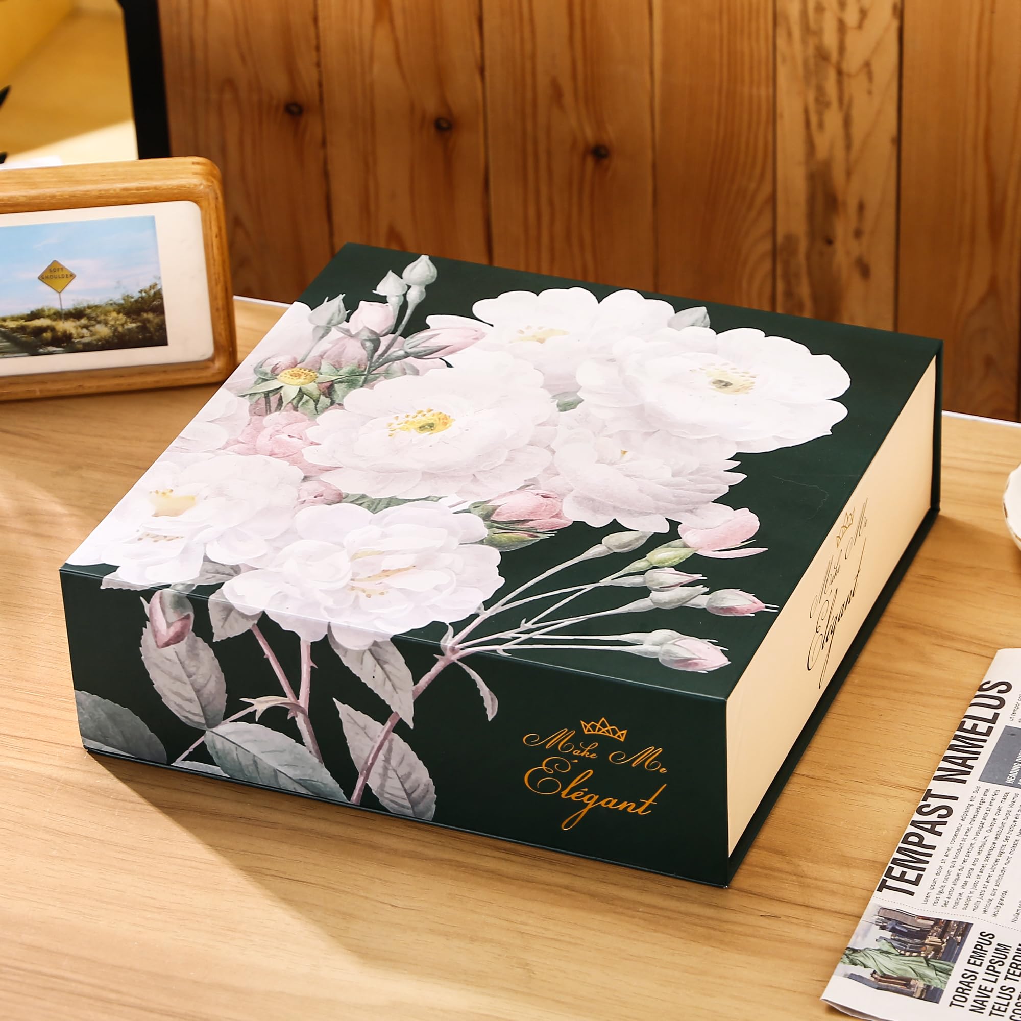 Elegant Gift Box for Women - Relaxing Spa Set & Self Care Package | Birthday, Mother's Day, Women's Day & Get Well Soon Gift Basket | Perfect for Home Spa, Pampering & Special Occasions