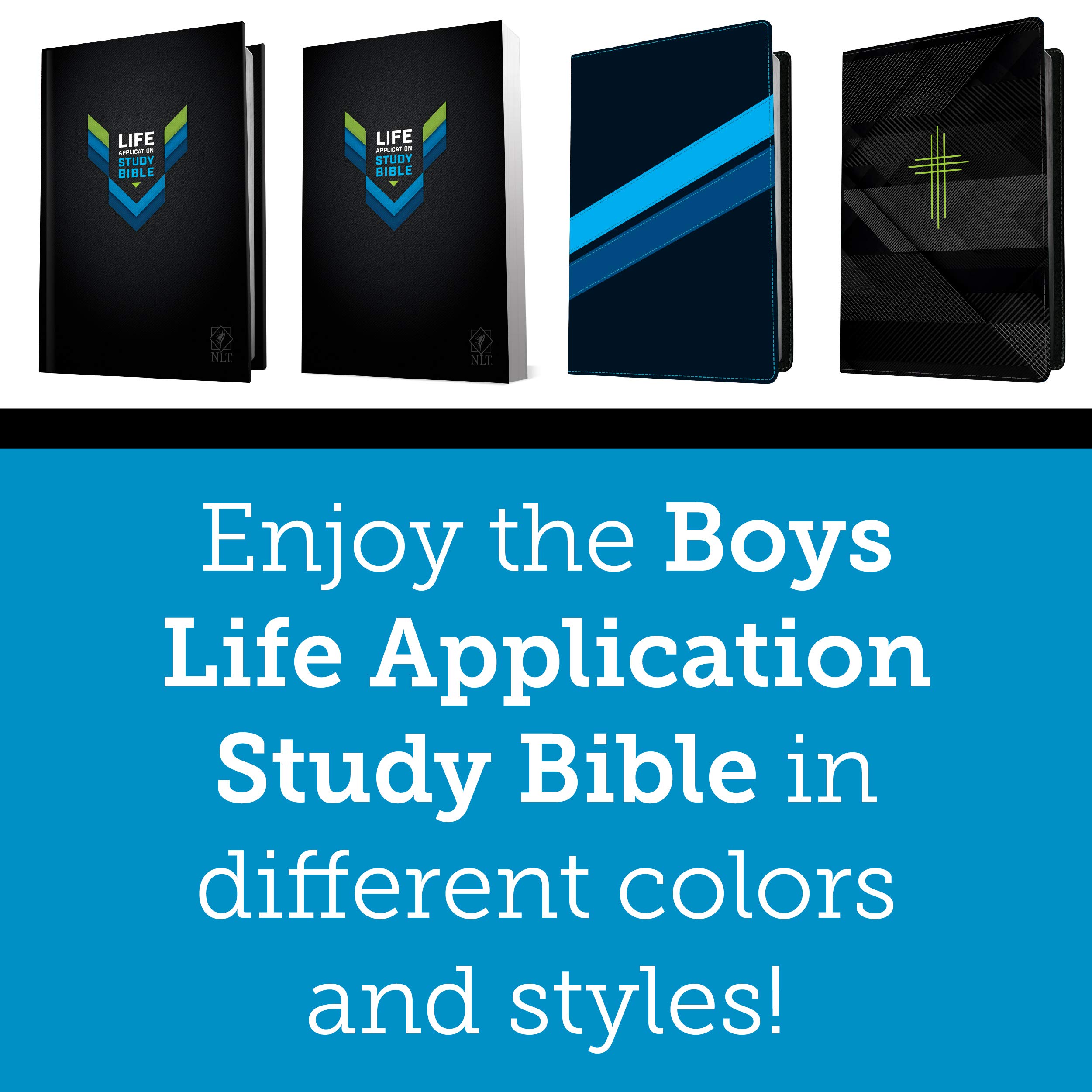 NLT Boys Life Application Study Bible - New Living Translation for Kids & Teens - Perfect for Sunday School, Youth Group & Personal Devotions