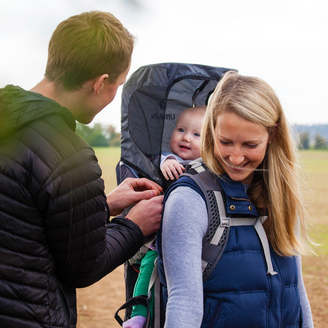 LittleLife Child Carrier Sun Shade - UV Protection Baby Backpack Cover for Hiking, Travel & Outdoor Adventures