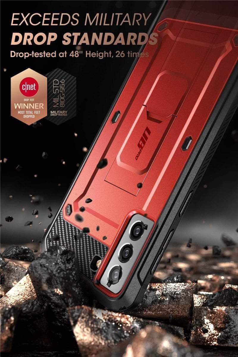 Samsung Galaxy S21 SUPCASE UB Pro Full Body Holster Case - Heavy Duty Protection for Work, Outdoor & Everyday Use