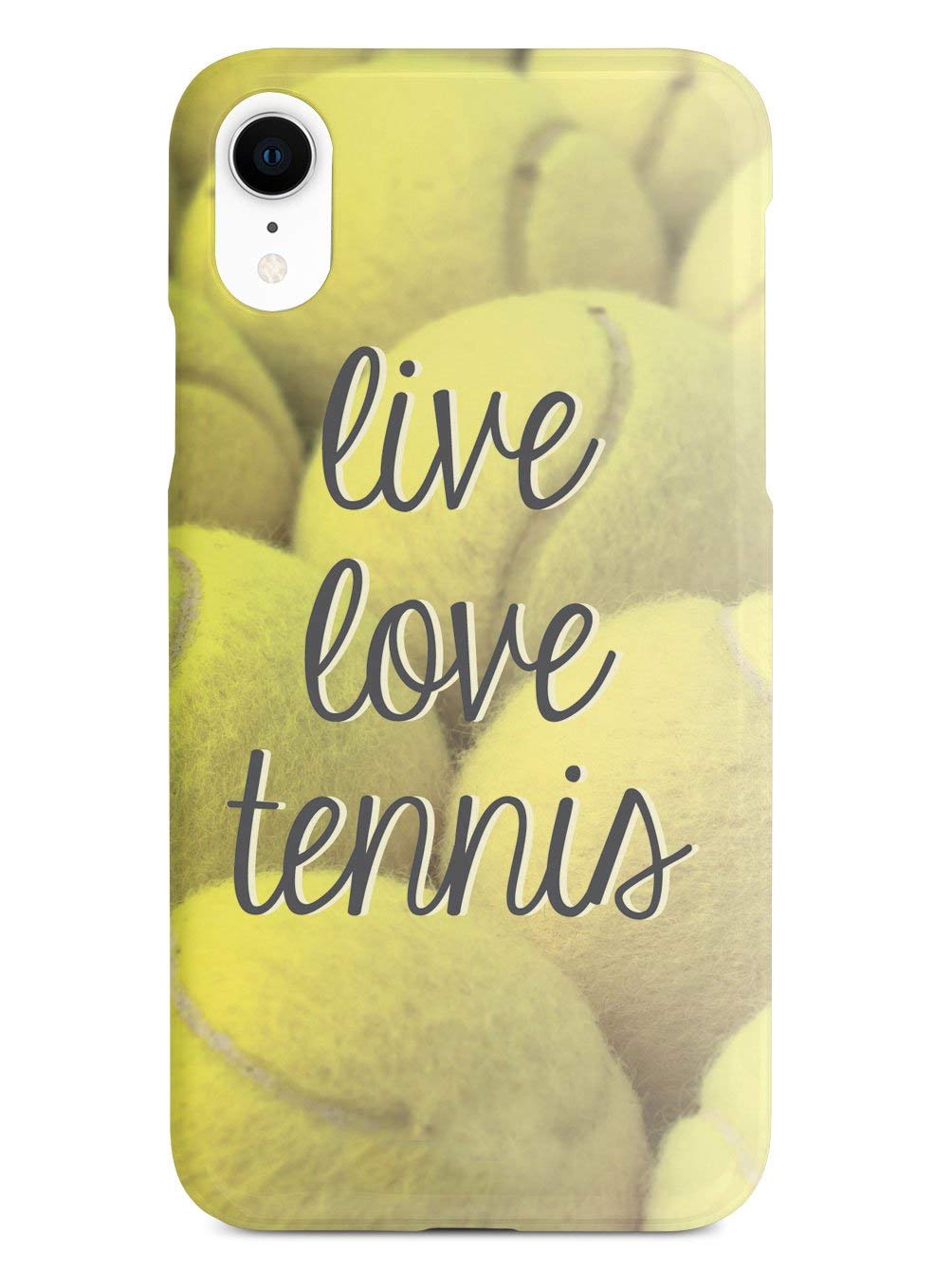 Inspired Cases - Shockproof 3D Textured Protective Phone Case Compatible with Apple iPhone XR (2018 Model) - Perfect for Tennis Lovers & Active Lifestyle | Durable Cover for Daily Use, Sports & Outdoor Activities