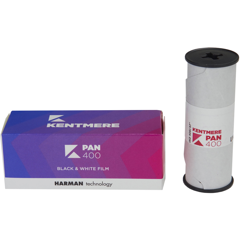 Kentmere Pan 400 ISO Black & White 120 Roll Film for Medium Format Cameras - Perfect for Street Photography, Landscape & Portrait Shooting