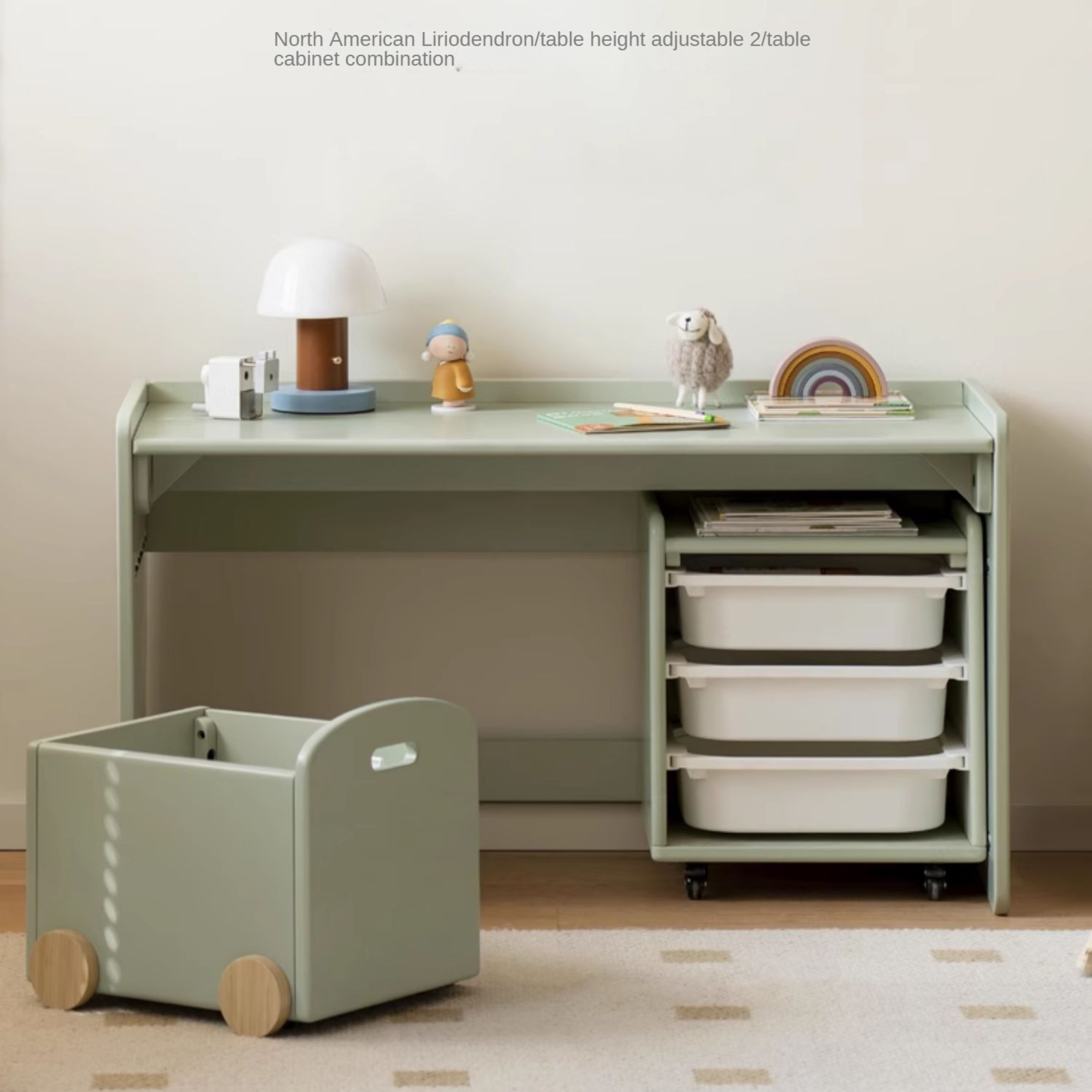 Solid Wood Kids Lift Top Desk with Storage - Study Table & Organizer for Children's Room, Homework, and Crafting