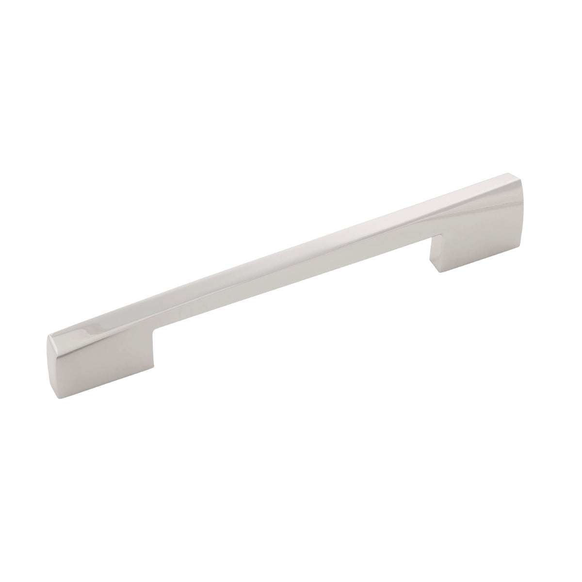 Flex Pull 6 5/16 Inch (160mm) Center to Center Cabinet Handle - Polished Nickel Finish for Kitchen, Bathroom & Furniture Drawers