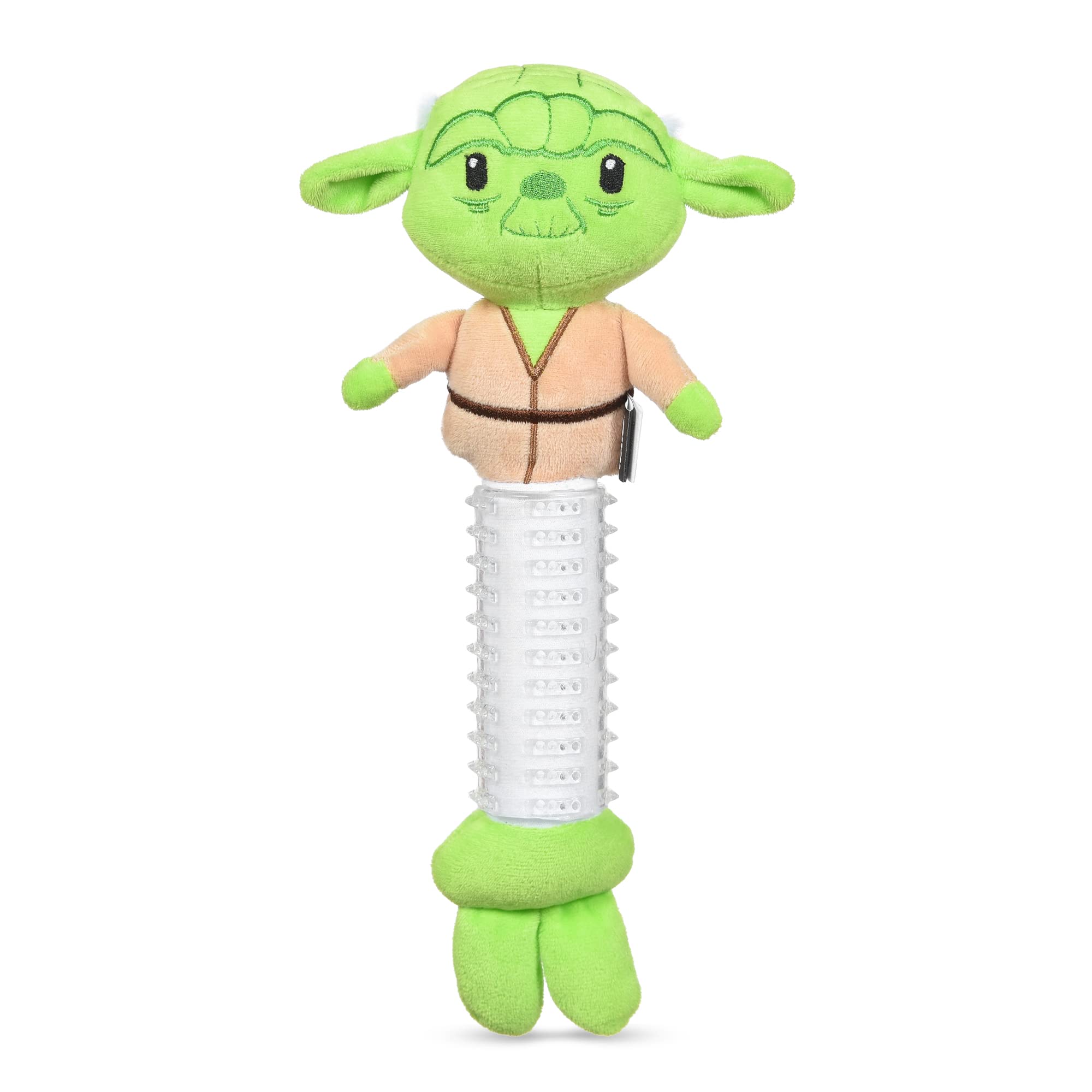 Star Wars YODA Puppy Teether Toy - Safe Chew Toy for Teething Puppies & Small Dogs | Durable Dog Chew Toy for Aggressive Chewers | Perfect for Puppy Training, Boredom Relief & Dental Health (FF19210)