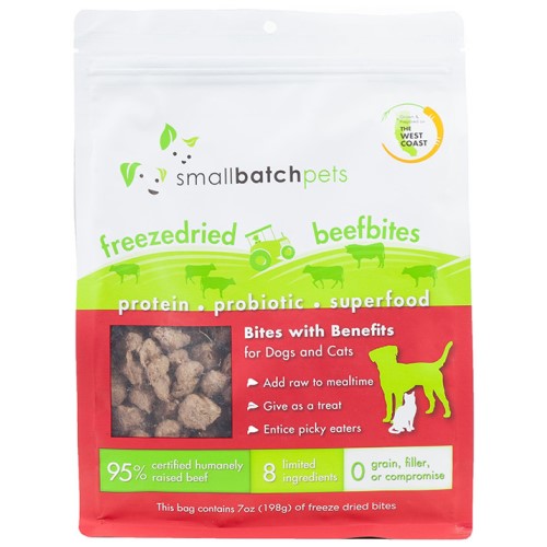 Premium Freeze-Dried Beef Bites for Dogs & Cats - Grain-Free, Smallbatch Treats - Perfect for Training, Rewards & Healthy Snacking