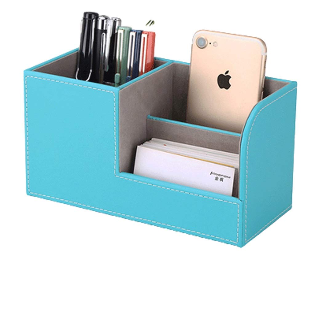 WPBOY Multifunctional Desk Organizer - Pencil Holder, Makeup Brush Cup & Bathroom Storage | Stylish Mint Blue for Home, Office & Vanity Organization | Perfect for Students, Artists & Professionals