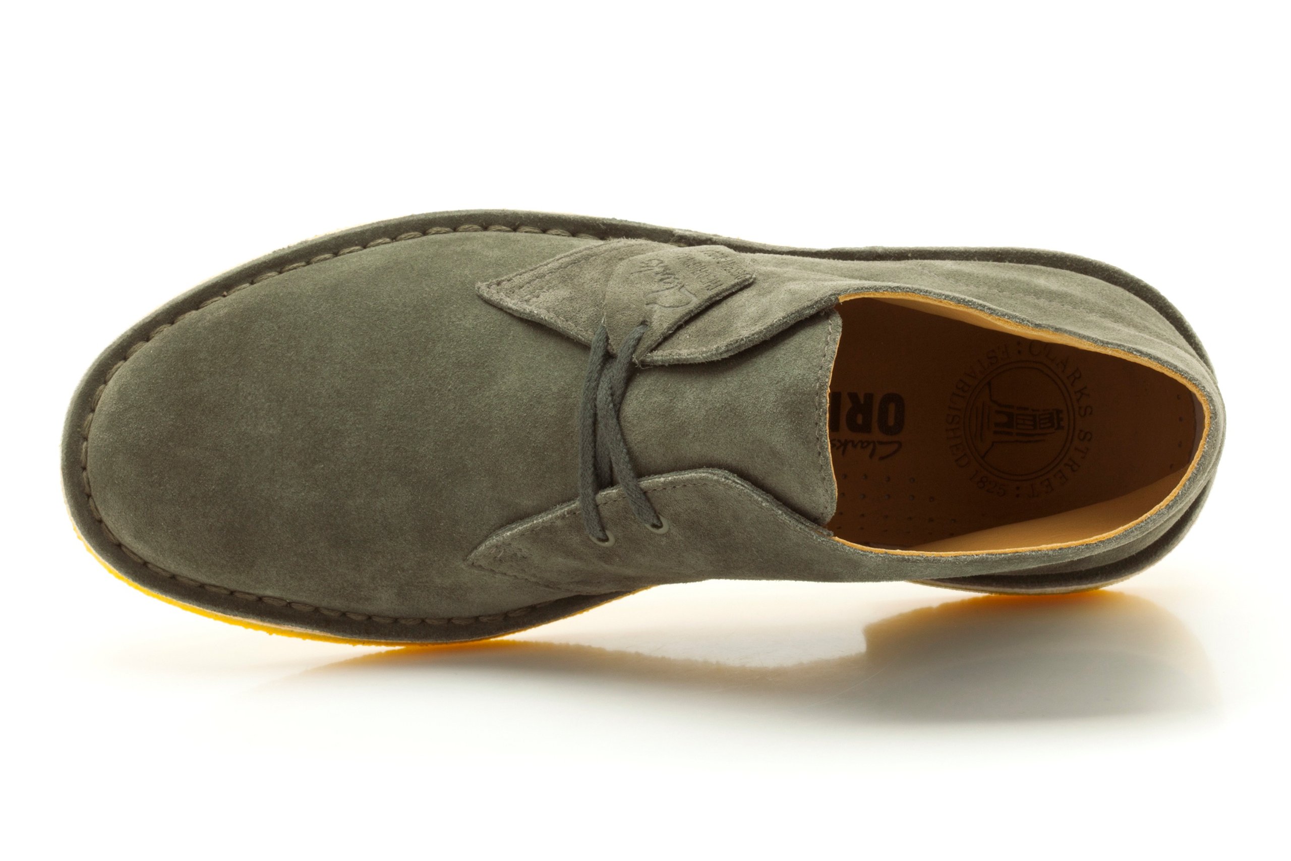 Clarks Men's Desert Boots in Khaki Suede - Comfortable Casual Shoes for Everyday Wear & Outdoor Activities
