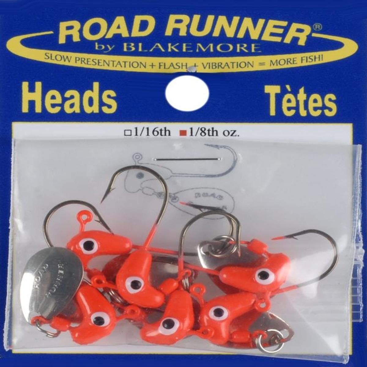 Blakemore Road Runner Fishing Lures - Premium Bass Fishing Bait for Freshwater & Saltwater - Ideal for Casting, Trolling, and Jigging