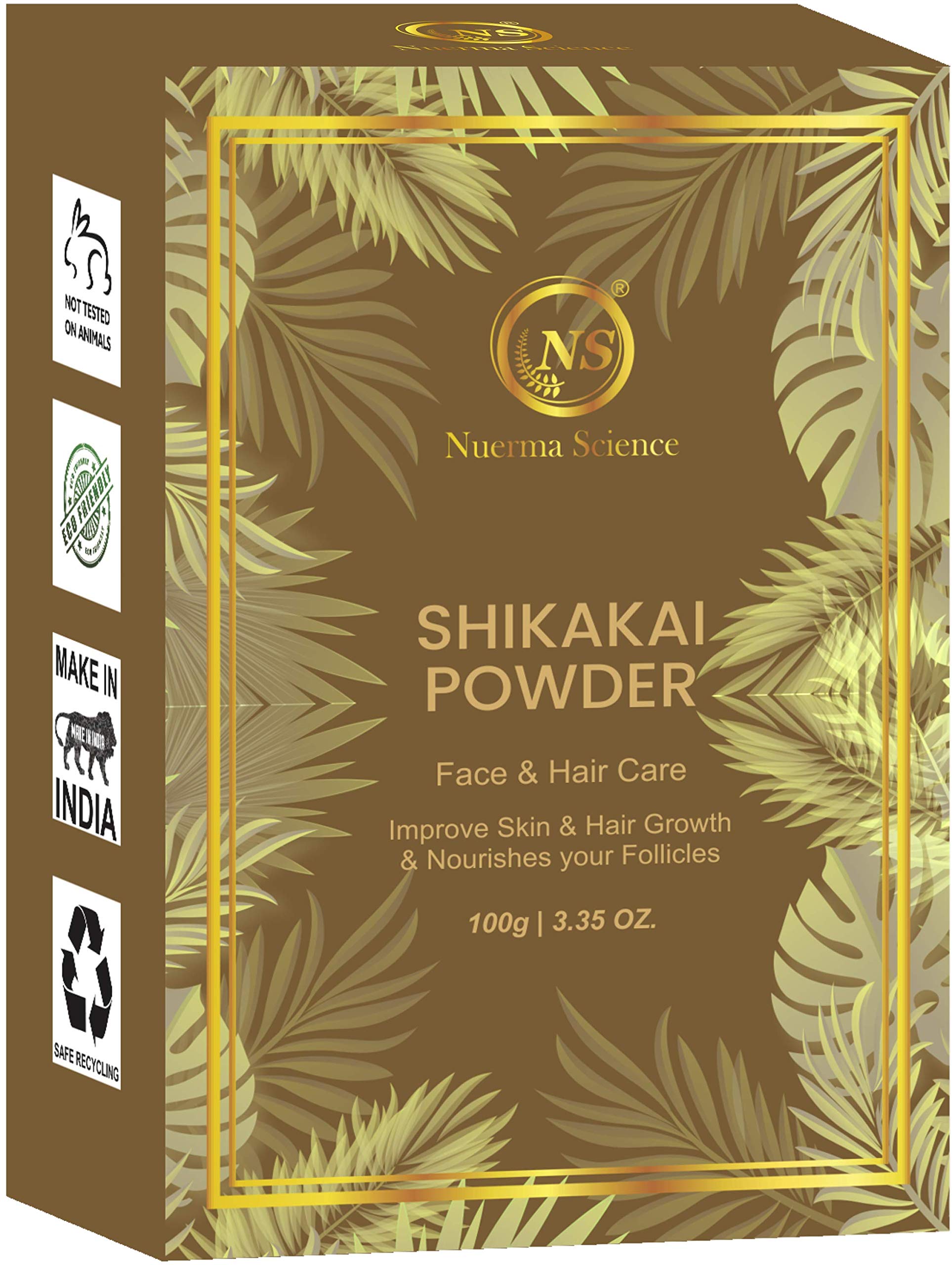 Organic Shikakai Powder (Acacia Concinna) - 100% Natural Hair Cleanser & Conditioner for Strong, Shiny Hair | Promotes Hair Growth & Scalp Health | Ideal for DIY Hair Masks, Ayurvedic Treatments & Natural Hair Care Routines - 100g