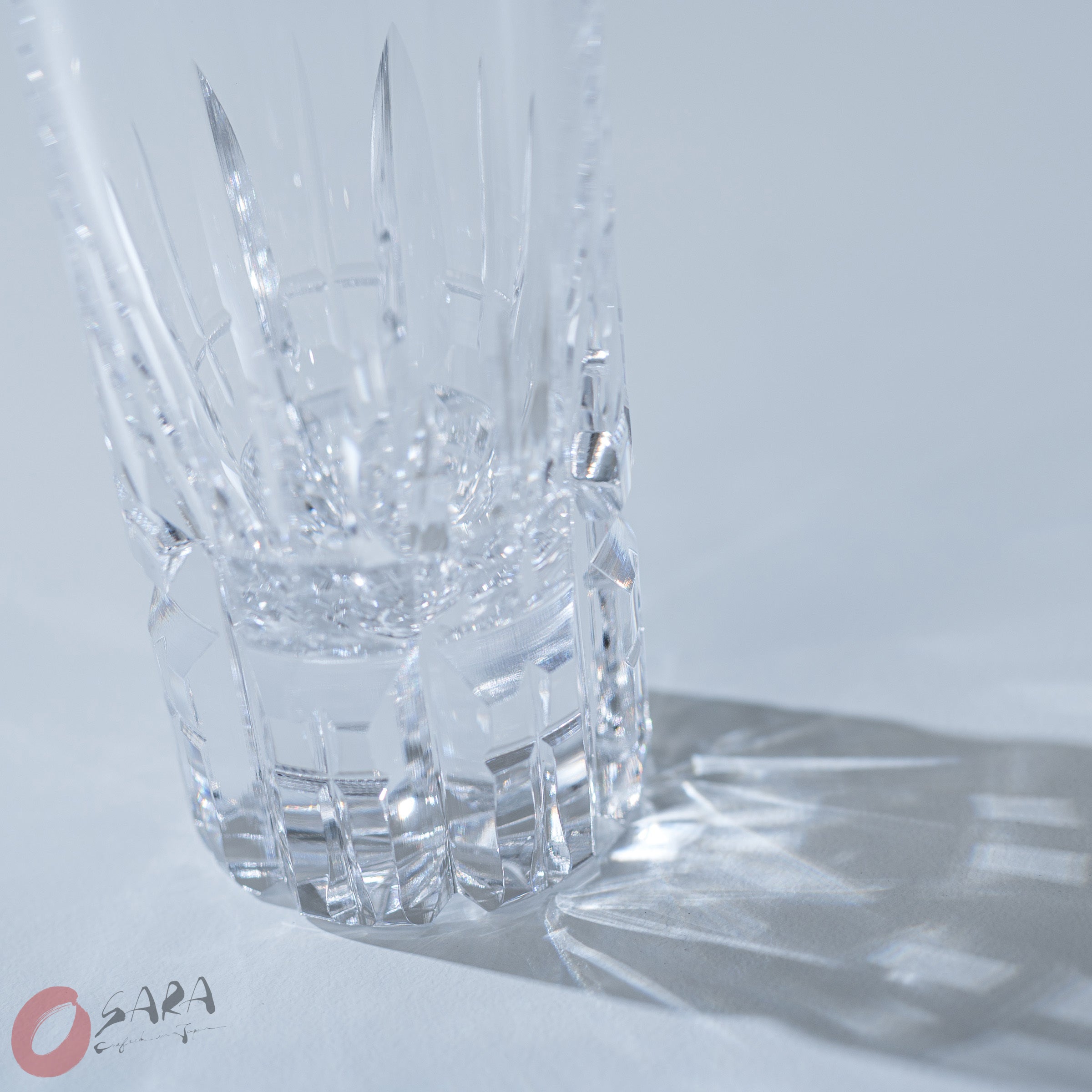 KAGAMI Japanese Handmade Crystal Shot Glass - 40ml, Premium Hibiki Whisky Tasting Cup - Perfect for Whiskey, Cocktails & Elegant Barware Gifts