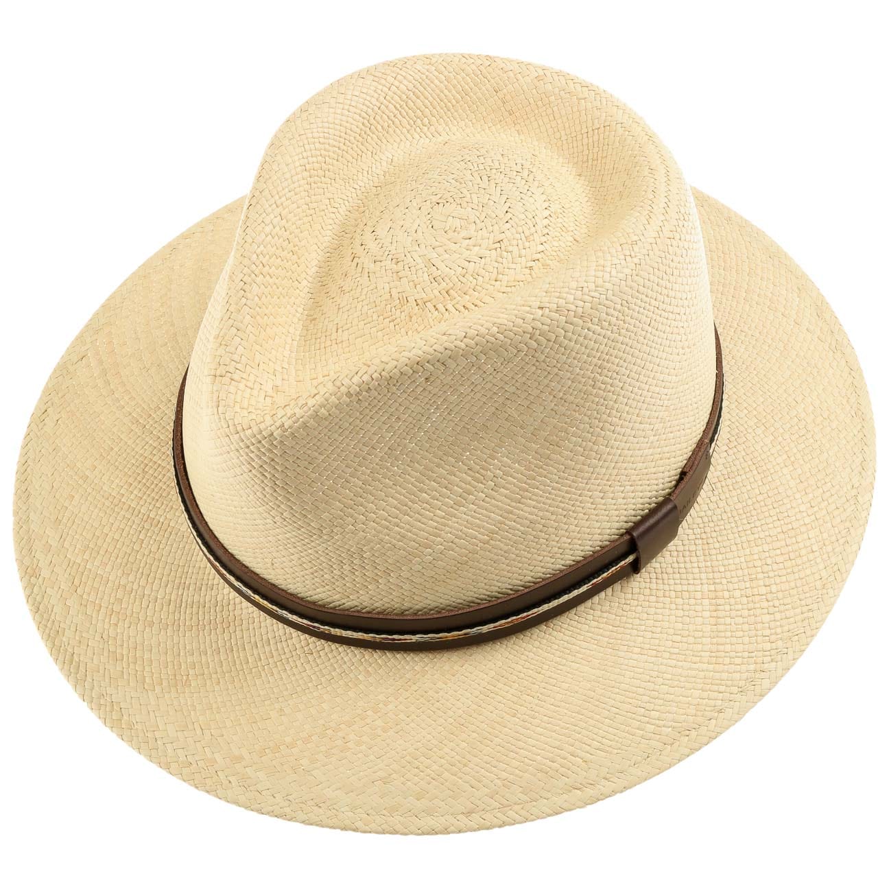 Stansfields Panama Hat by Bailey 1922 - Premium Straw Fedora Hat for Men & Women - Sun Protection & Summer Style - Perfect for Beach, Travel, and Outdoor Events