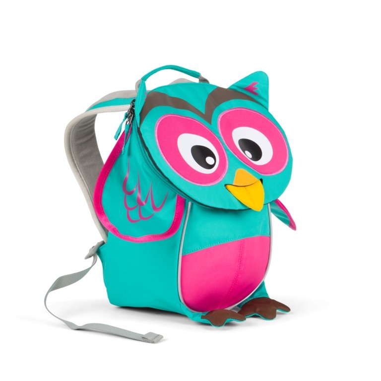 Affenzahn Small Olivia Owl Backpack for Kids - Cute Animal Themed School Bag for Boys & Girls - Perfect for Preschool, Daycare & Travel Adventures