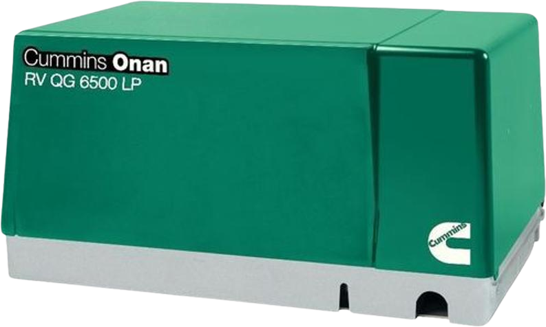 Cummins Onan QG 6500 6.5kW RV Propane Generator - 120V Air Cooled Single Phase (Model 6.5HGJAB 1272) - Perfect for RV Camping & Off-Grid Power Supply