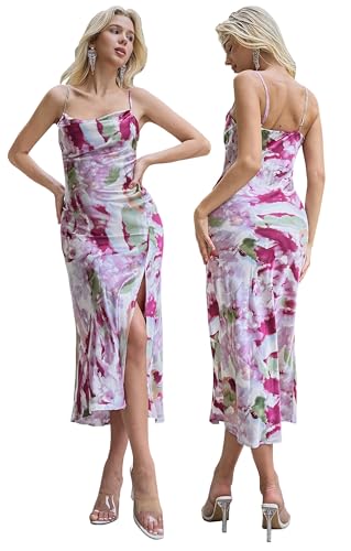 Purple Red Floral
