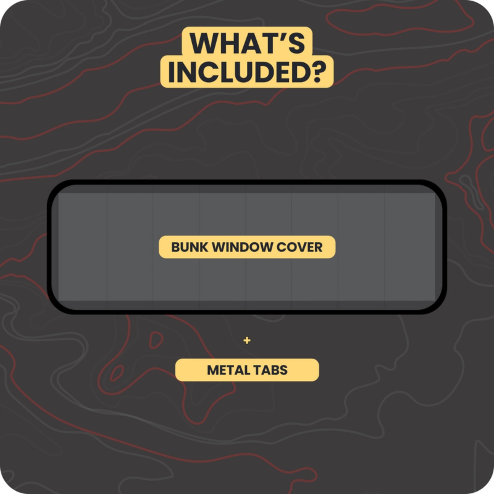 Blackout Bunk Window Cover | CRL | Perfect for Kids' Rooms, RVs & Camping | Light Blocking & Privacy Solution