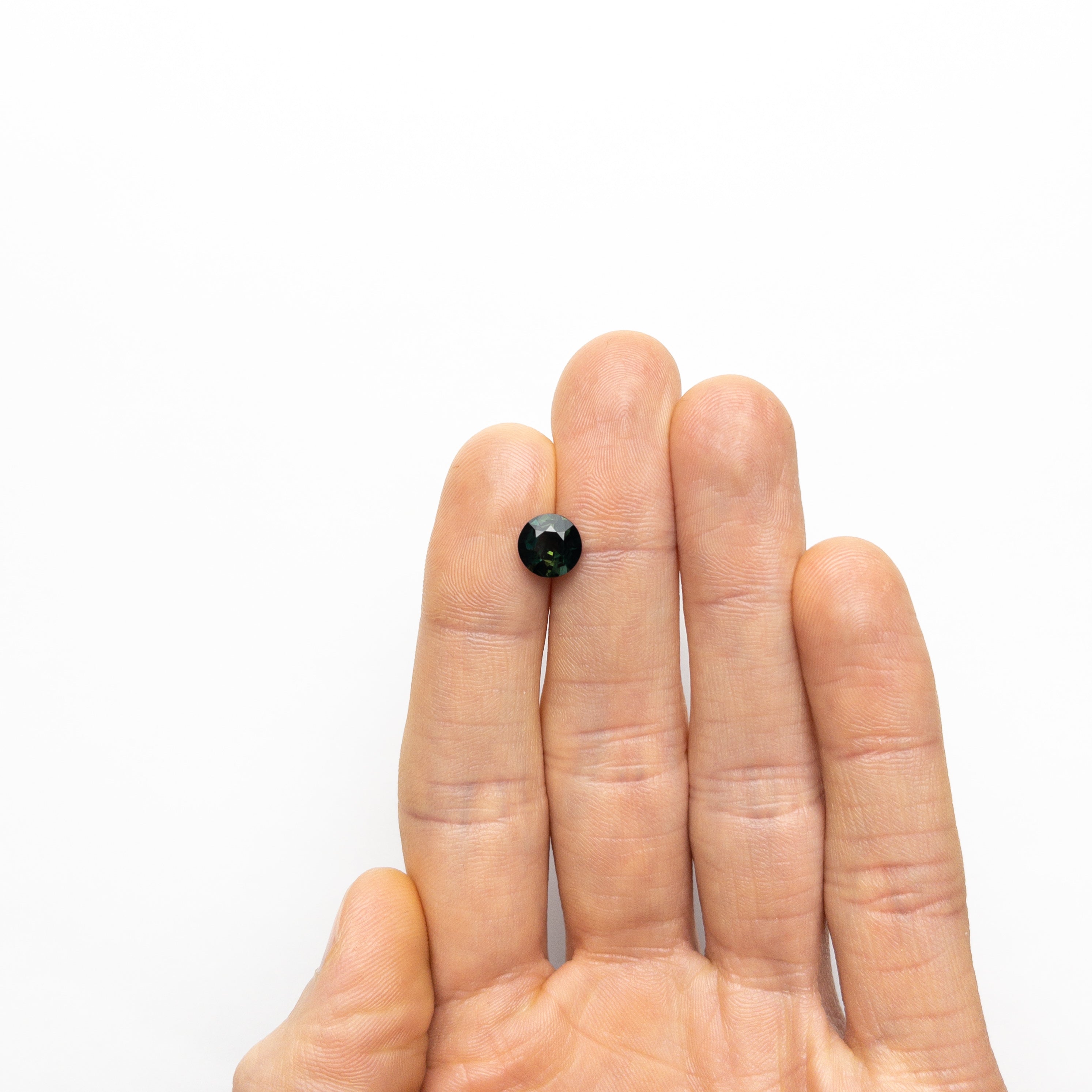 2.24ct Round Brilliant Blue Sapphire Gemstone - 8.04x7.99x4.73mm (20960-08) for Engagement Rings & Jewelry Making
