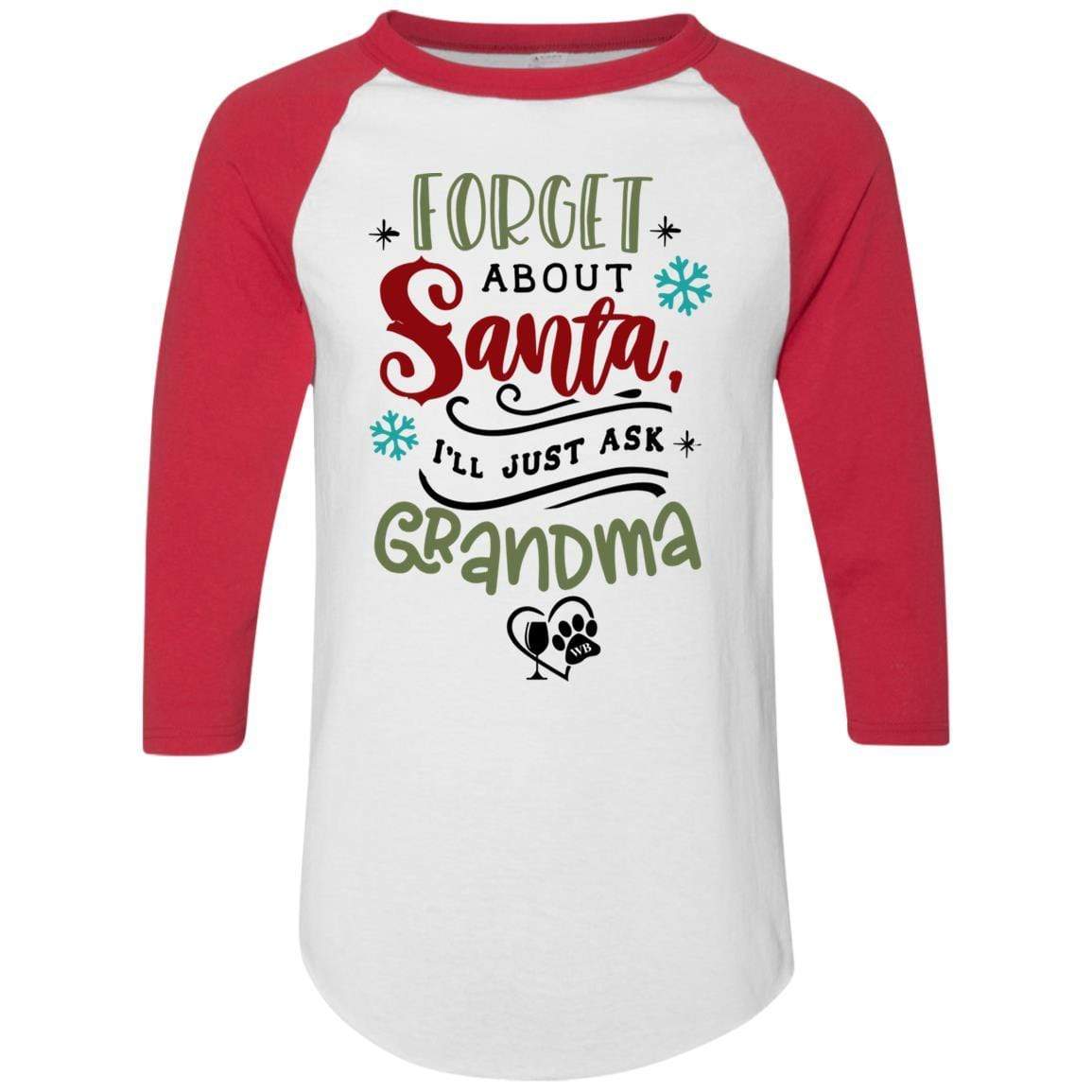 WineyBitches.Co Colorblock Raglan Jersey - Women's Trendy Baseball Tee for Casual Wear & Night Out