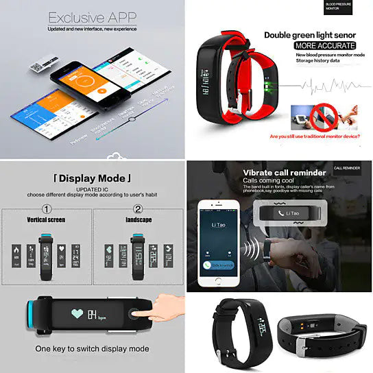 Smart Blood Pressure Monitor Watch with Heart Rate & Activity Tracking - All-in-One Fitness & Health Tracker for Men & Women - Perfect for Workouts, Sleep Monitoring & Daily Health Management