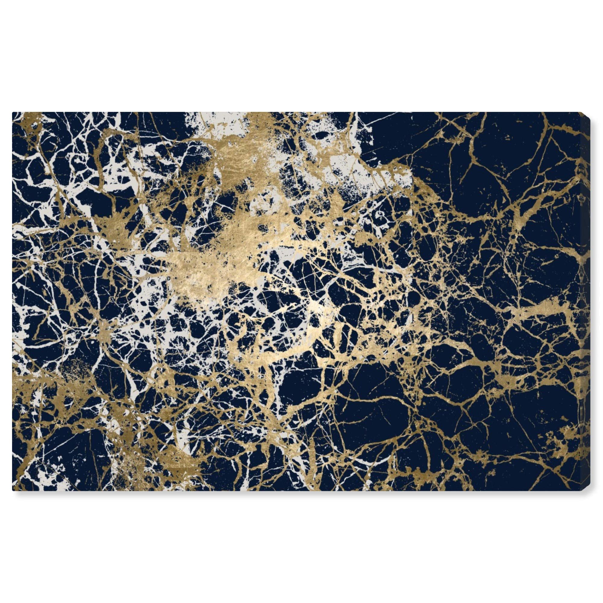 Abstract Wall Art Canvas Prints 'Calimas White' by Oliver Gal Artist Co. - Modern Home & Office Decor for Living Room, Bedroom, or Workspace
