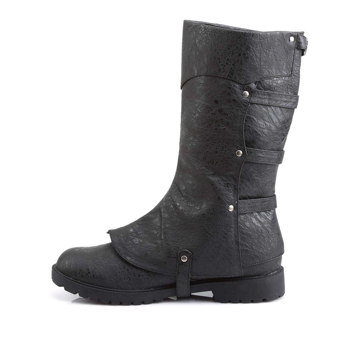 Gotham Engineer Boots for Men - Durable Leather Work Boots with Steel Toe - Perfect for Construction, Motorcycle Riding & Outdoor Work
